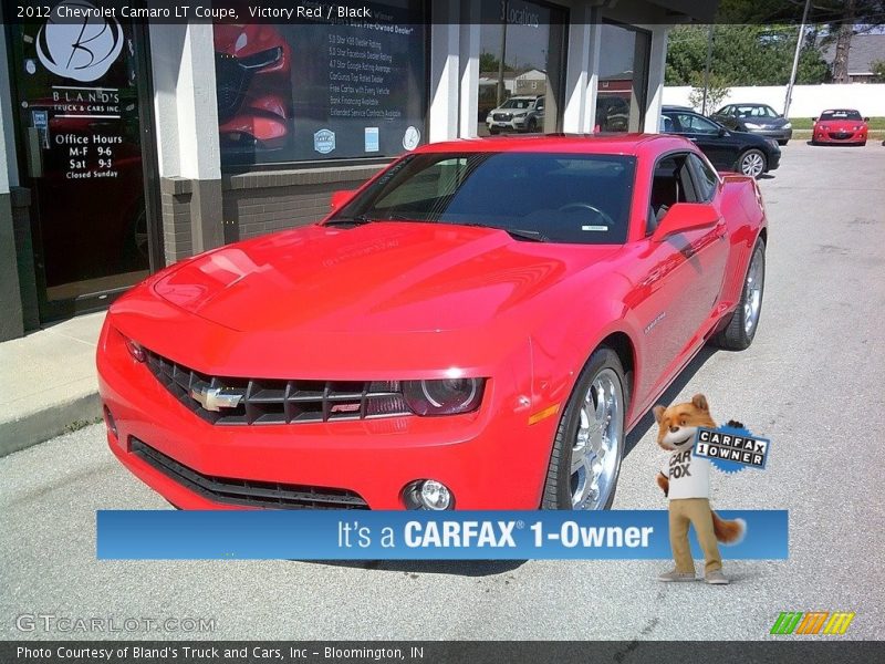 Victory Red / Black 2012 Chevrolet Camaro LT Coupe