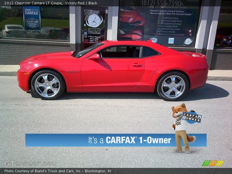 Victory Red / Black 2012 Chevrolet Camaro LT Coupe