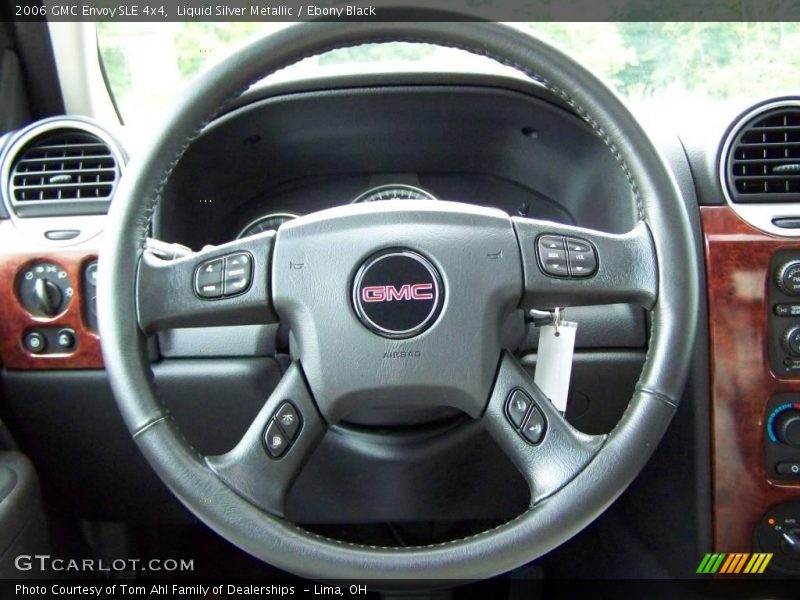 Liquid Silver Metallic / Ebony Black 2006 GMC Envoy SLE 4x4