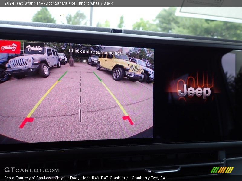 Bright White / Black 2024 Jeep Wrangler 4-Door Sahara 4x4