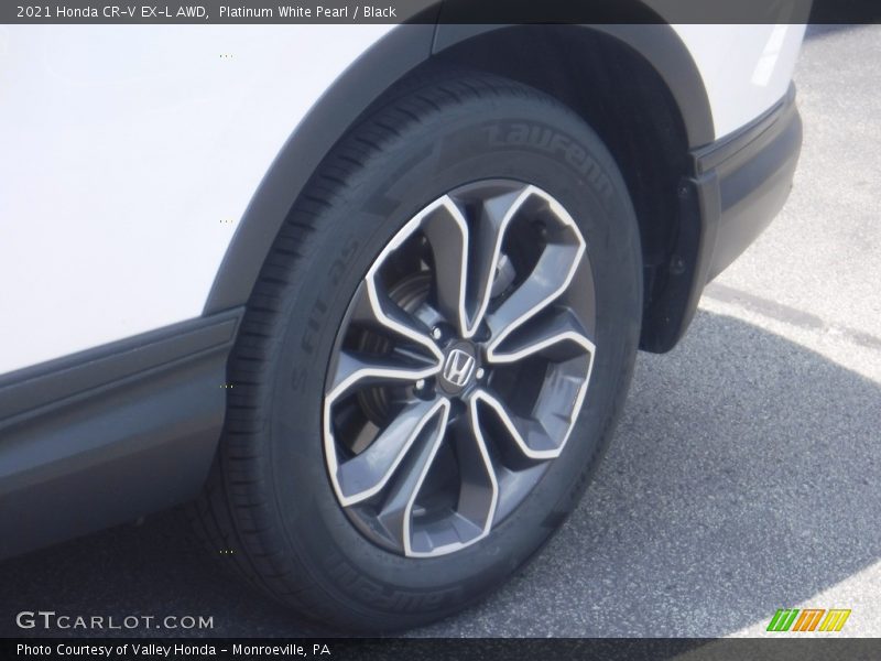 Platinum White Pearl / Black 2021 Honda CR-V EX-L AWD