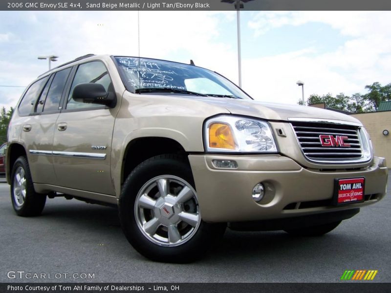 Sand Beige Metallic / Light Tan/Ebony Black 2006 GMC Envoy SLE 4x4