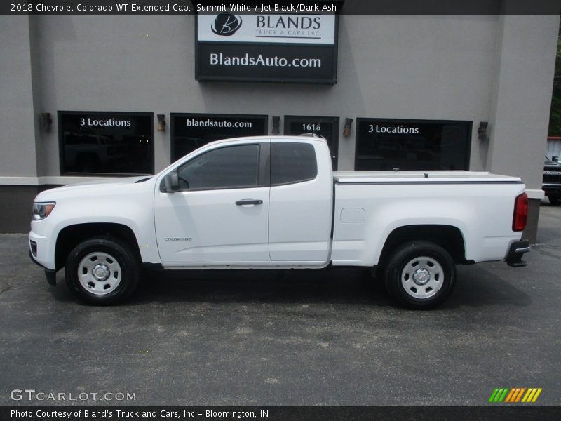 Summit White / Jet Black/Dark Ash 2018 Chevrolet Colorado WT Extended Cab