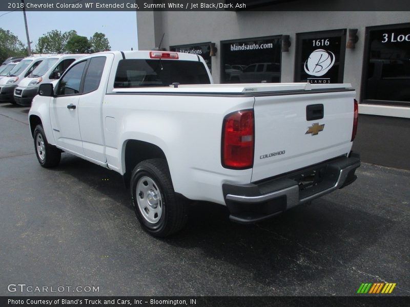 Summit White / Jet Black/Dark Ash 2018 Chevrolet Colorado WT Extended Cab