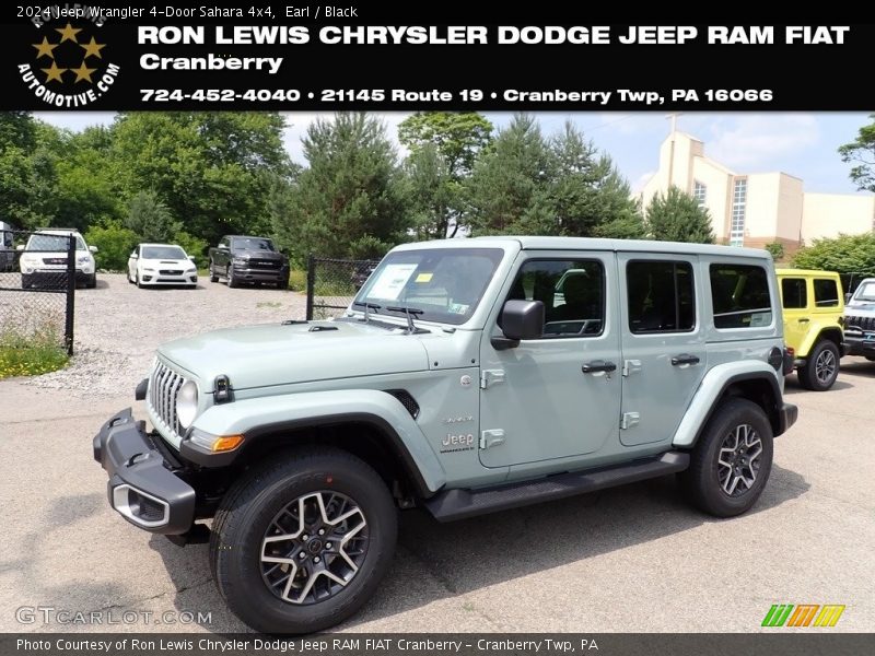 Earl / Black 2024 Jeep Wrangler 4-Door Sahara 4x4