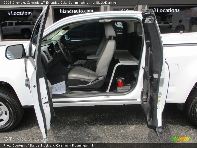 Summit White / Jet Black/Dark Ash 2018 Chevrolet Colorado WT Extended Cab