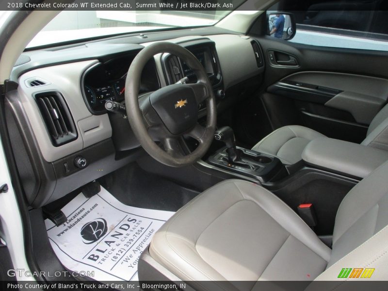  2018 Colorado WT Extended Cab Jet Black/Dark Ash Interior