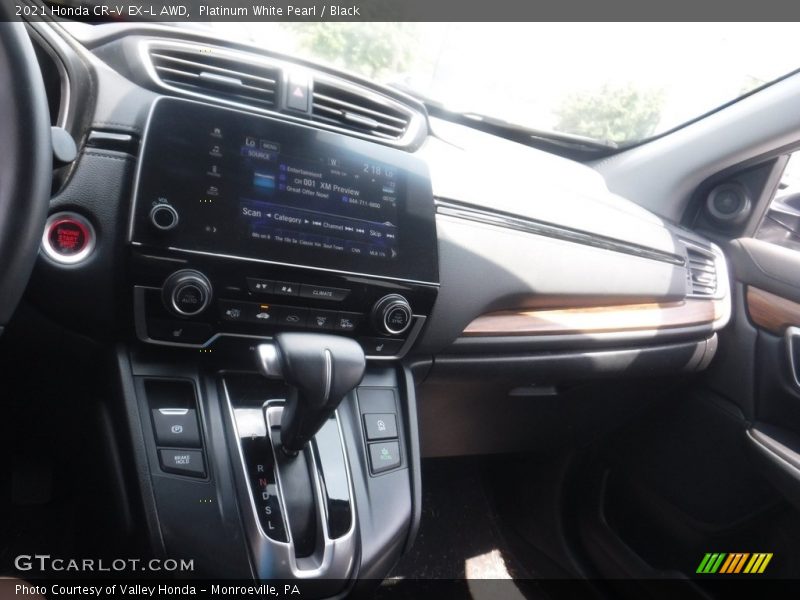 Platinum White Pearl / Black 2021 Honda CR-V EX-L AWD