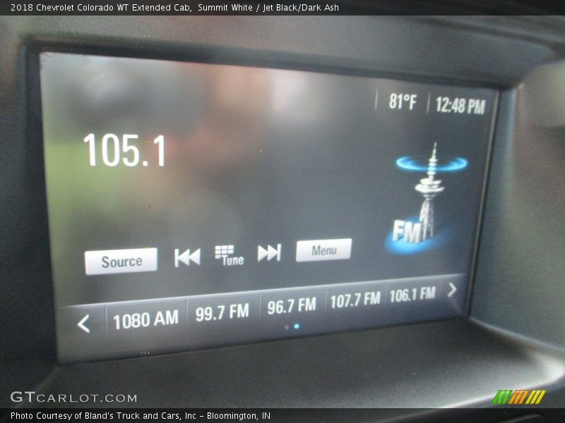 Summit White / Jet Black/Dark Ash 2018 Chevrolet Colorado WT Extended Cab