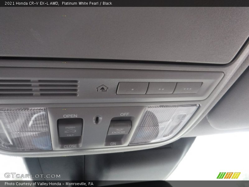 Platinum White Pearl / Black 2021 Honda CR-V EX-L AWD