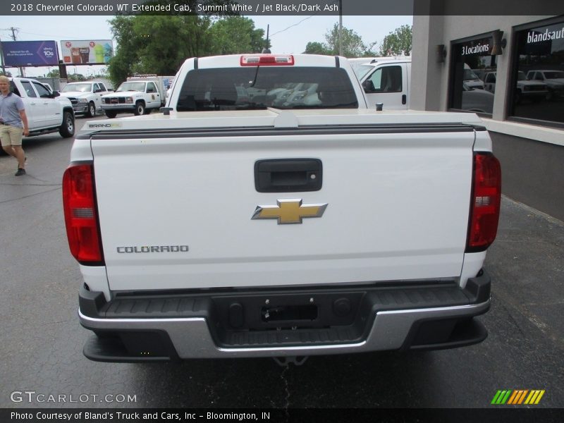 Summit White / Jet Black/Dark Ash 2018 Chevrolet Colorado WT Extended Cab
