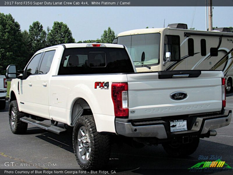 White Platinum / Camel 2017 Ford F350 Super Duty Lariat Crew Cab 4x4