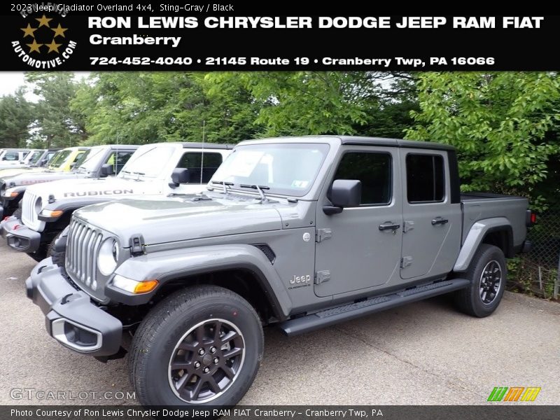 Sting-Gray / Black 2023 Jeep Gladiator Overland 4x4