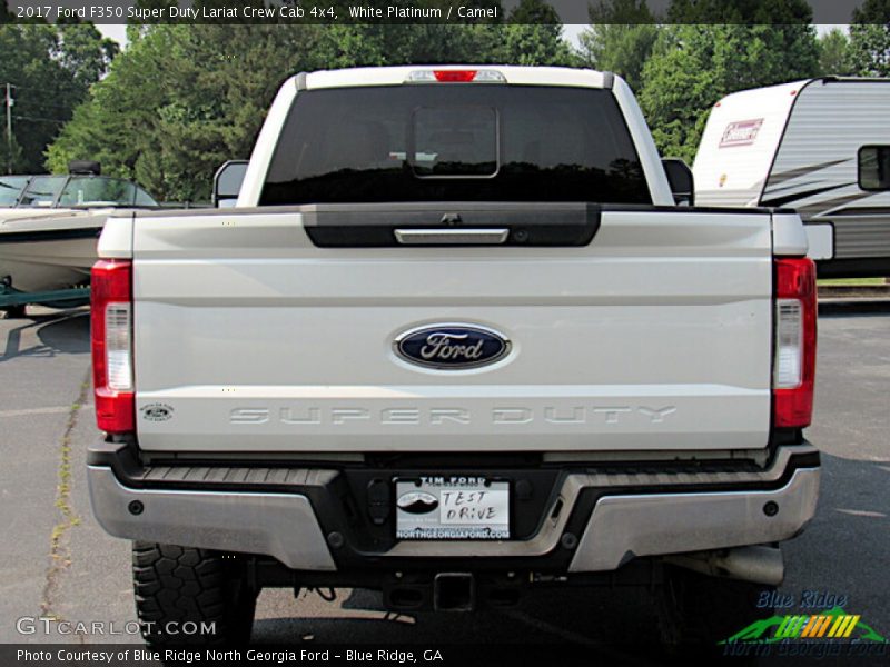 White Platinum / Camel 2017 Ford F350 Super Duty Lariat Crew Cab 4x4