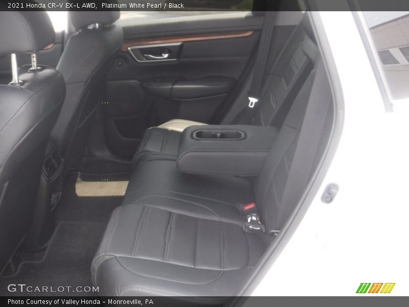 Platinum White Pearl / Black 2021 Honda CR-V EX-L AWD