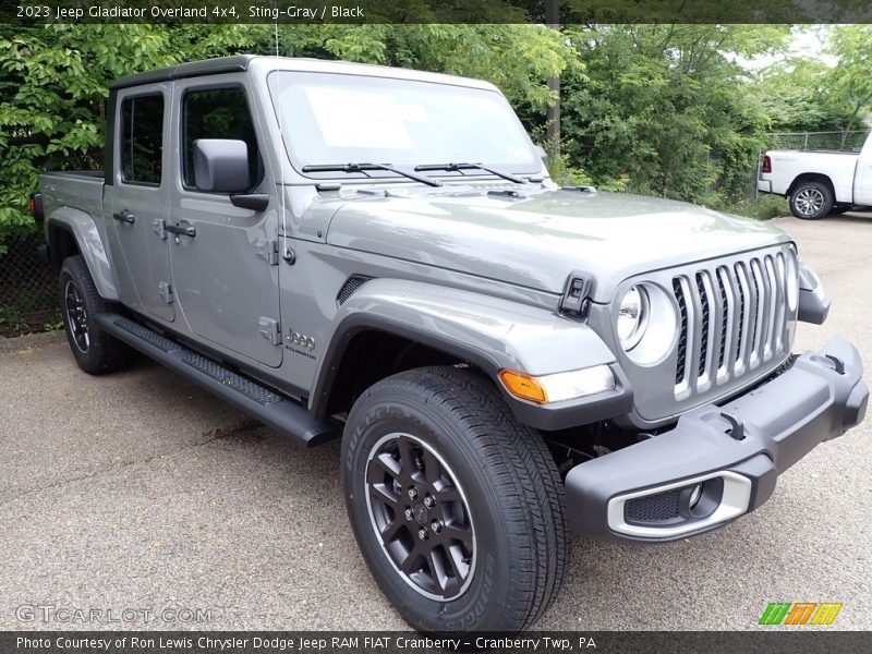 Sting-Gray / Black 2023 Jeep Gladiator Overland 4x4