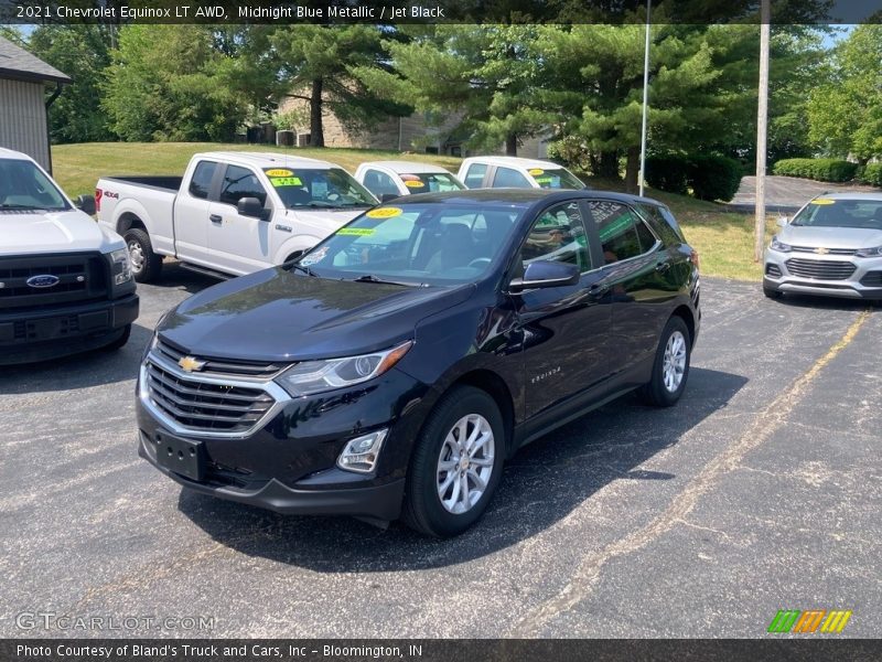 Midnight Blue Metallic / Jet Black 2021 Chevrolet Equinox LT AWD