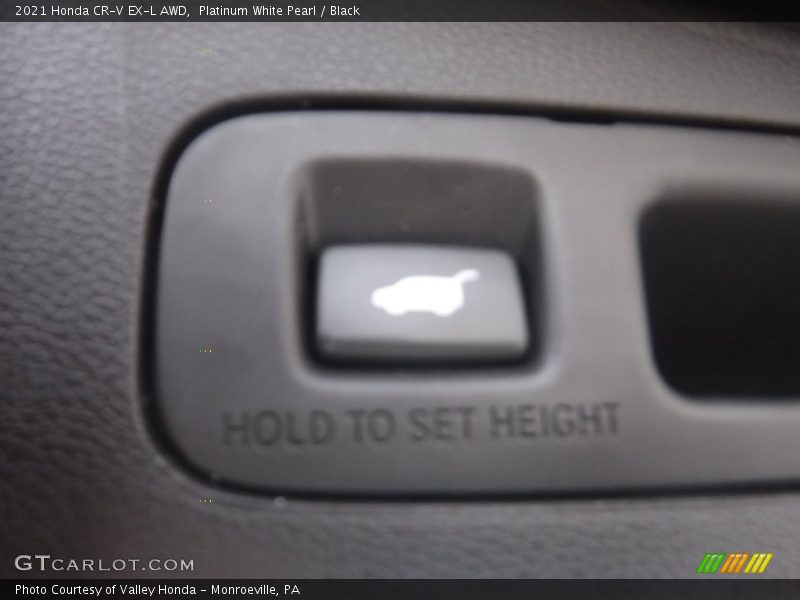 Platinum White Pearl / Black 2021 Honda CR-V EX-L AWD