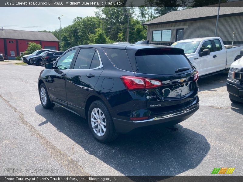 Midnight Blue Metallic / Jet Black 2021 Chevrolet Equinox LT AWD