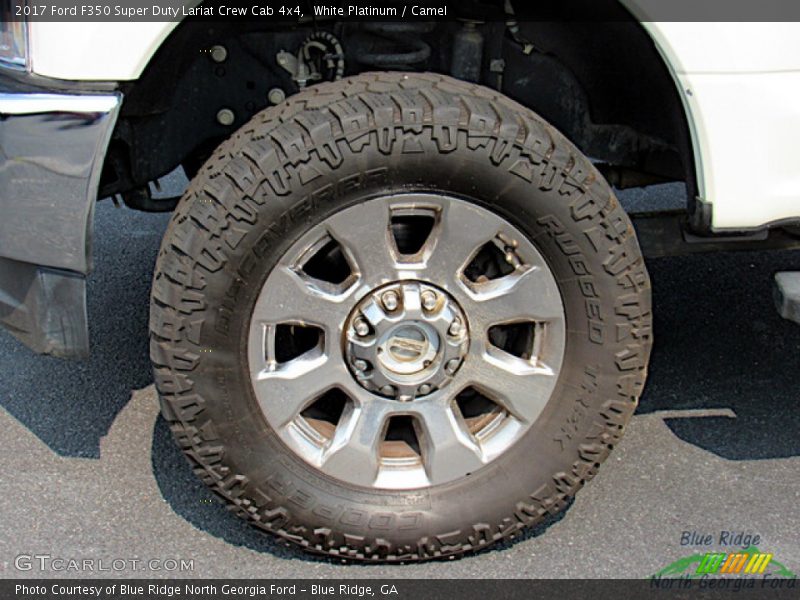 White Platinum / Camel 2017 Ford F350 Super Duty Lariat Crew Cab 4x4