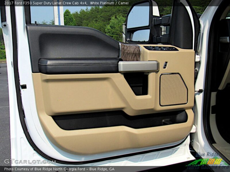 White Platinum / Camel 2017 Ford F350 Super Duty Lariat Crew Cab 4x4