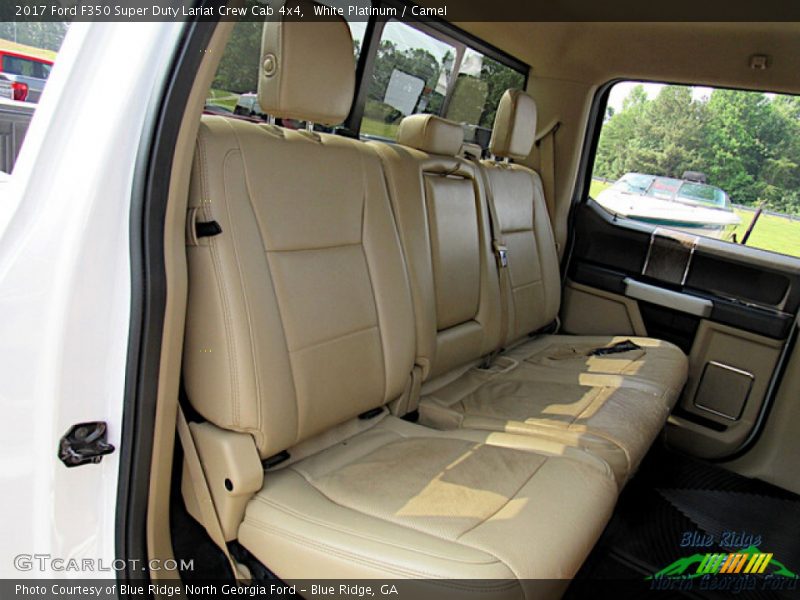 White Platinum / Camel 2017 Ford F350 Super Duty Lariat Crew Cab 4x4