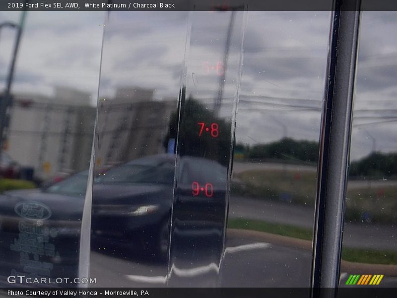 White Platinum / Charcoal Black 2019 Ford Flex SEL AWD