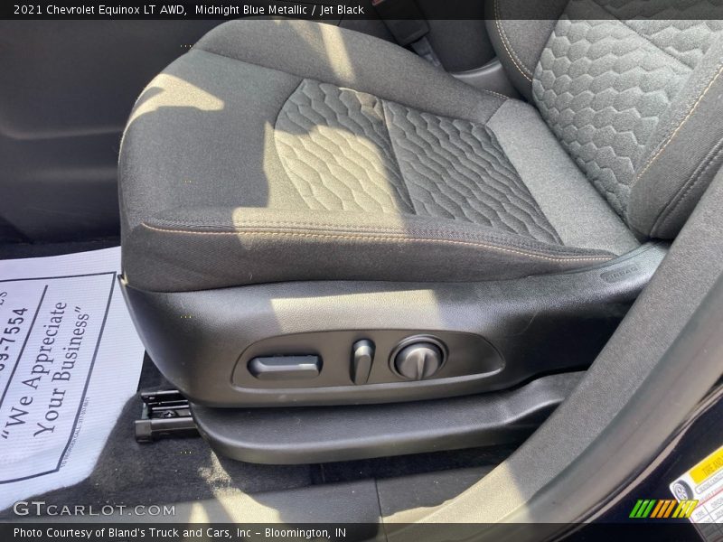 Midnight Blue Metallic / Jet Black 2021 Chevrolet Equinox LT AWD