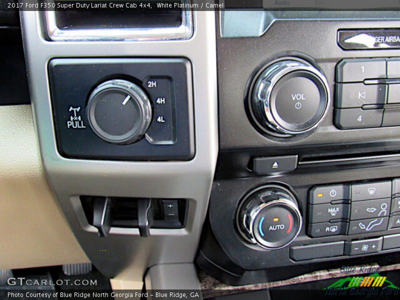 White Platinum / Camel 2017 Ford F350 Super Duty Lariat Crew Cab 4x4