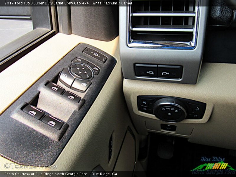 White Platinum / Camel 2017 Ford F350 Super Duty Lariat Crew Cab 4x4