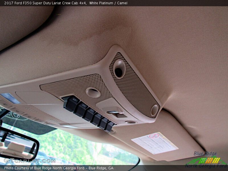 White Platinum / Camel 2017 Ford F350 Super Duty Lariat Crew Cab 4x4