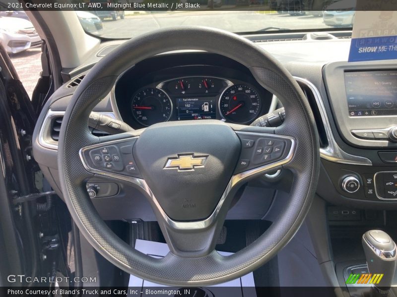 Midnight Blue Metallic / Jet Black 2021 Chevrolet Equinox LT AWD