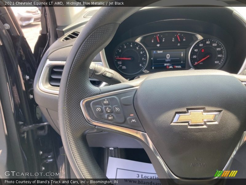 Midnight Blue Metallic / Jet Black 2021 Chevrolet Equinox LT AWD