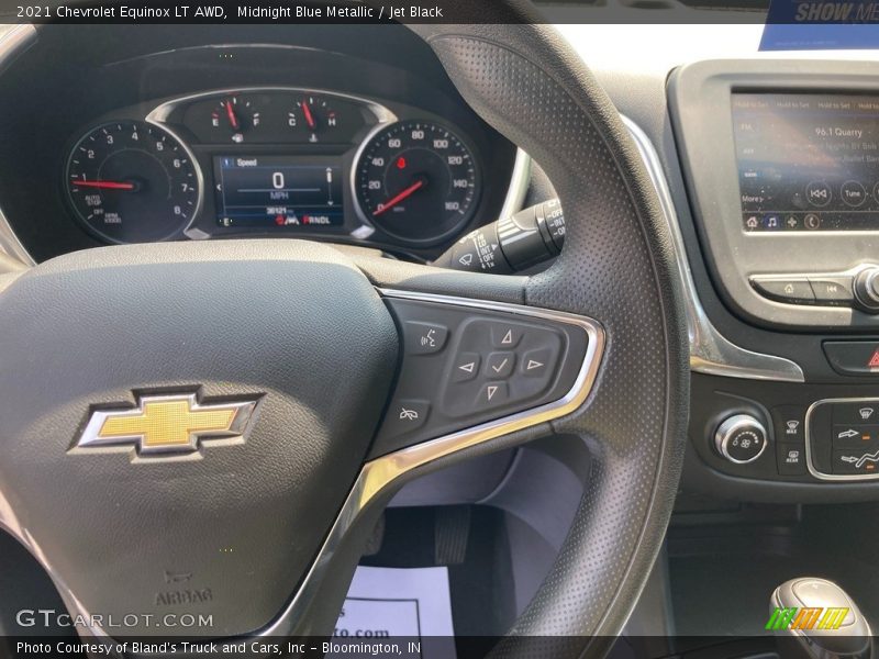 Midnight Blue Metallic / Jet Black 2021 Chevrolet Equinox LT AWD