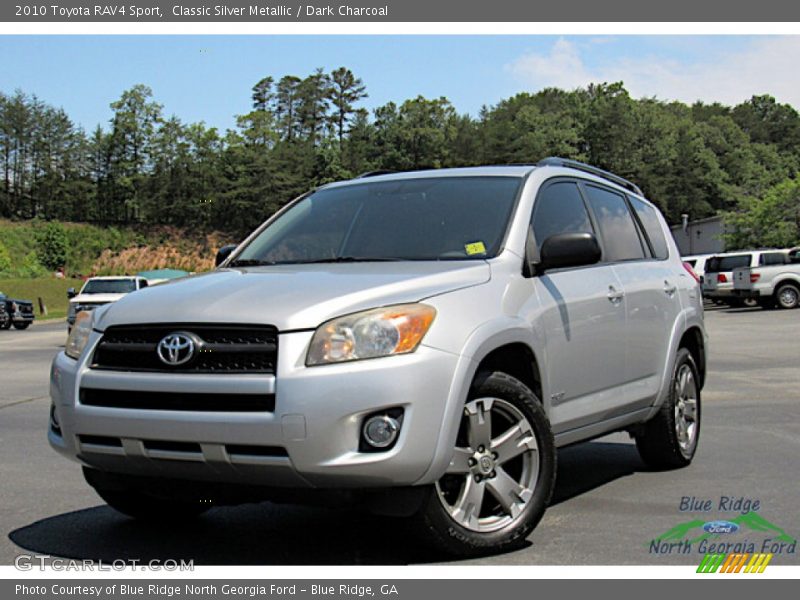 Classic Silver Metallic / Dark Charcoal 2010 Toyota RAV4 Sport