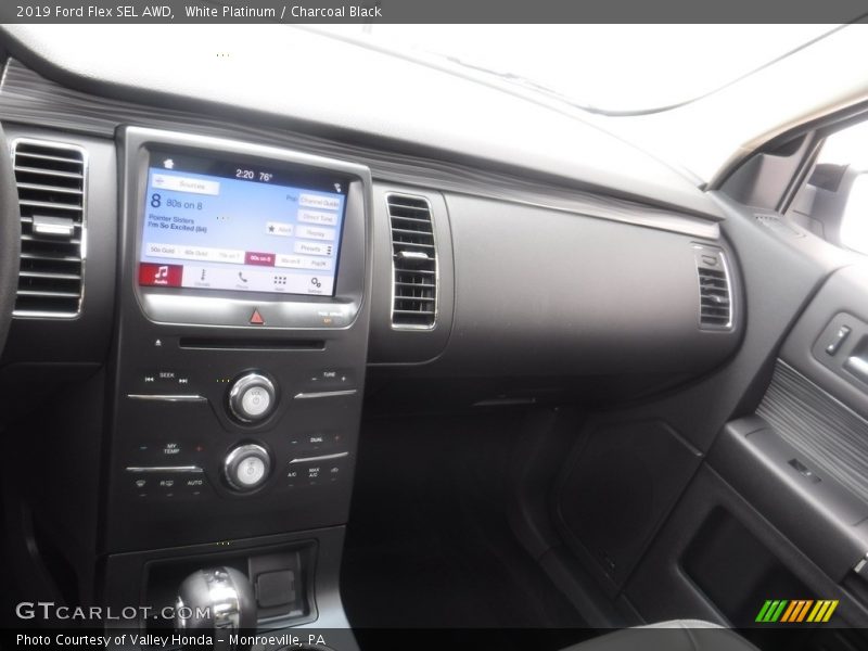 White Platinum / Charcoal Black 2019 Ford Flex SEL AWD
