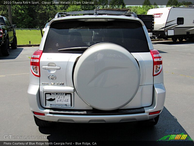 Classic Silver Metallic / Dark Charcoal 2010 Toyota RAV4 Sport