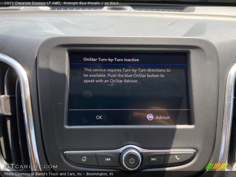 Midnight Blue Metallic / Jet Black 2021 Chevrolet Equinox LT AWD