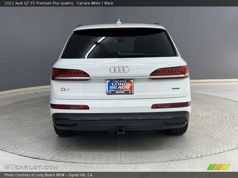 Carrara White / Black 2021 Audi Q7 55 Premium Plus quattro