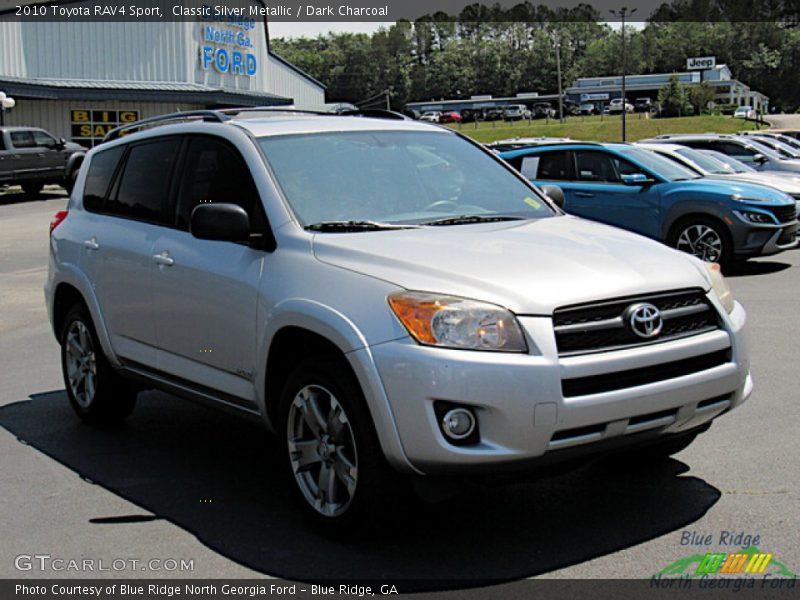 Classic Silver Metallic / Dark Charcoal 2010 Toyota RAV4 Sport