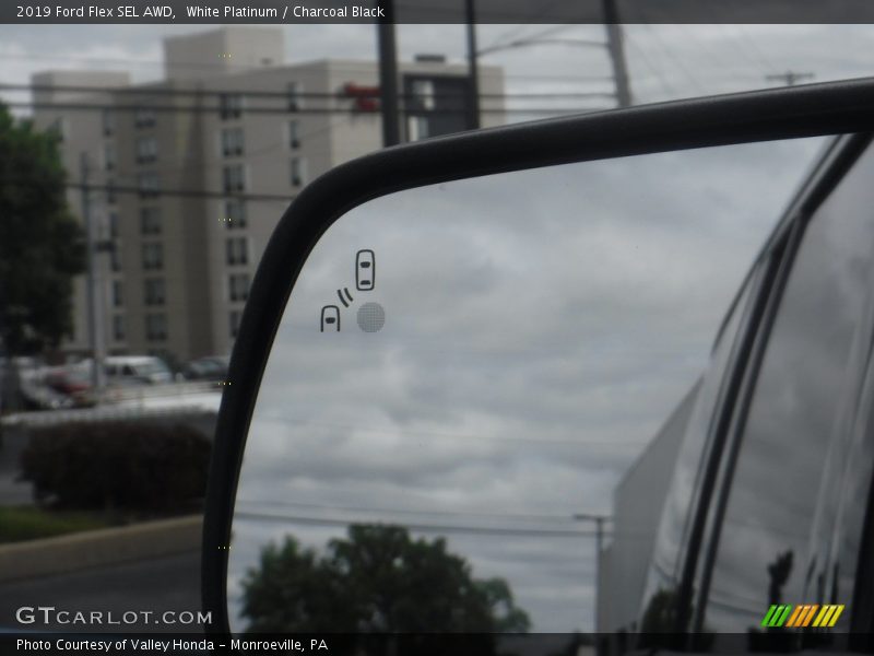 White Platinum / Charcoal Black 2019 Ford Flex SEL AWD