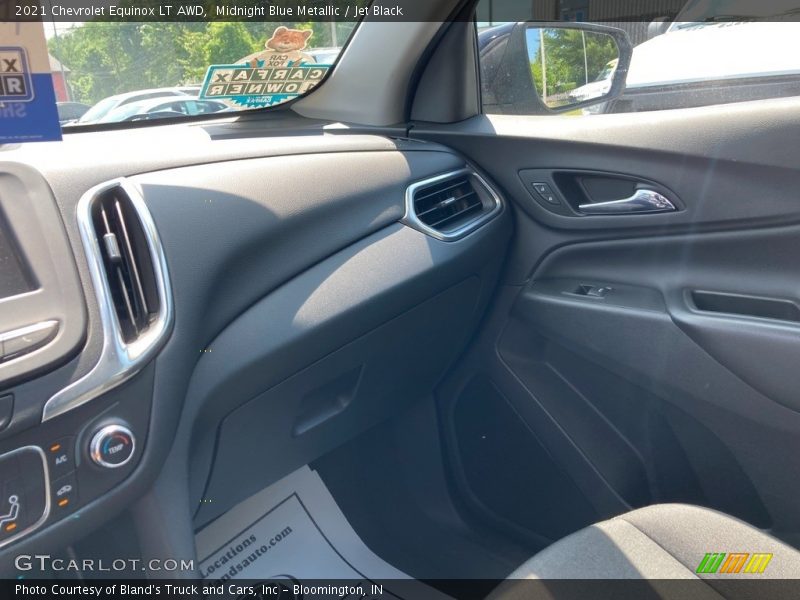 Midnight Blue Metallic / Jet Black 2021 Chevrolet Equinox LT AWD