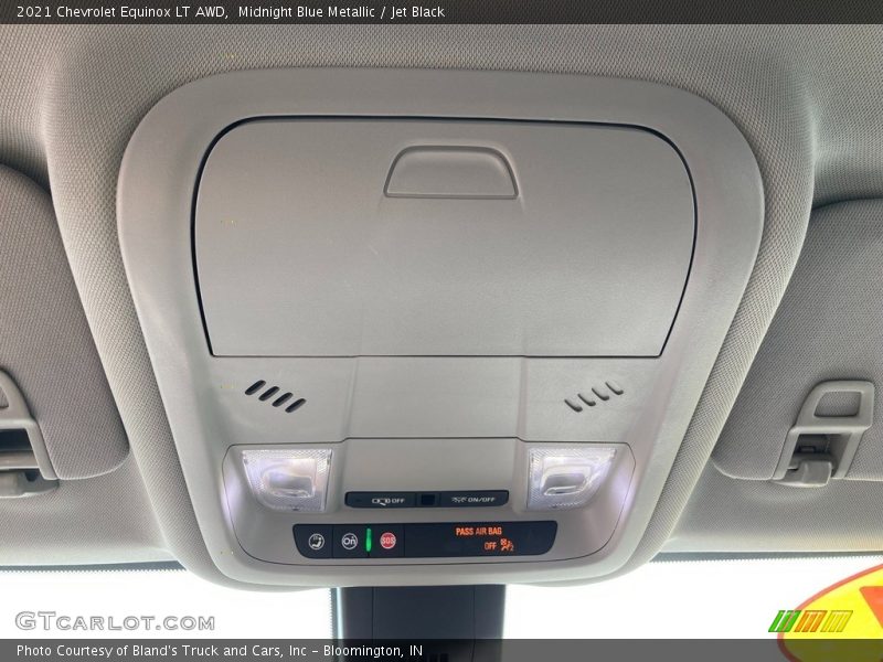 Midnight Blue Metallic / Jet Black 2021 Chevrolet Equinox LT AWD