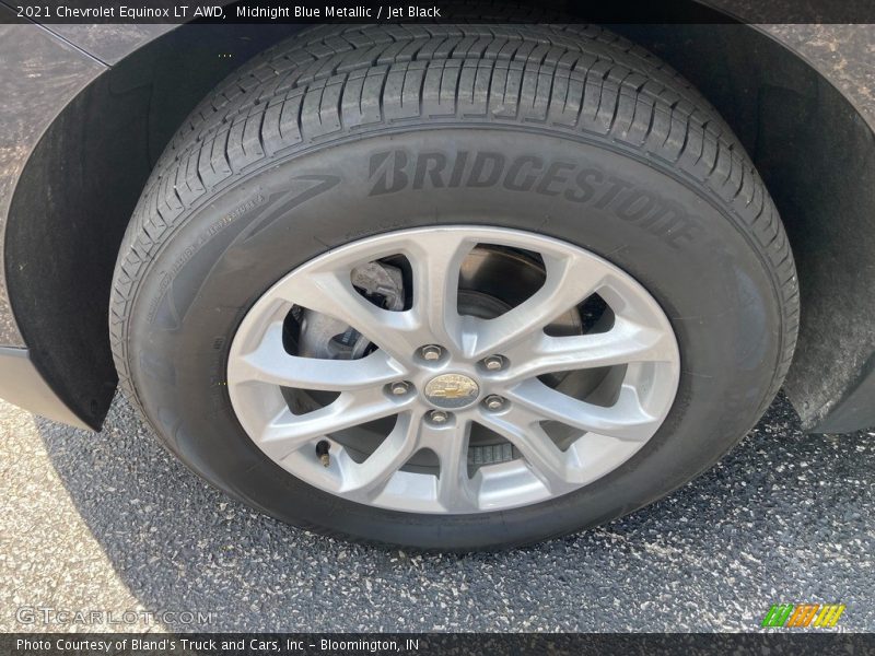 Midnight Blue Metallic / Jet Black 2021 Chevrolet Equinox LT AWD