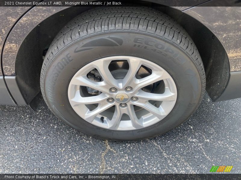 Midnight Blue Metallic / Jet Black 2021 Chevrolet Equinox LT AWD