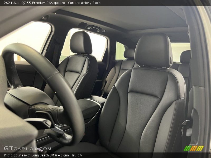 Front Seat of 2021 Q7 55 Premium Plus quattro