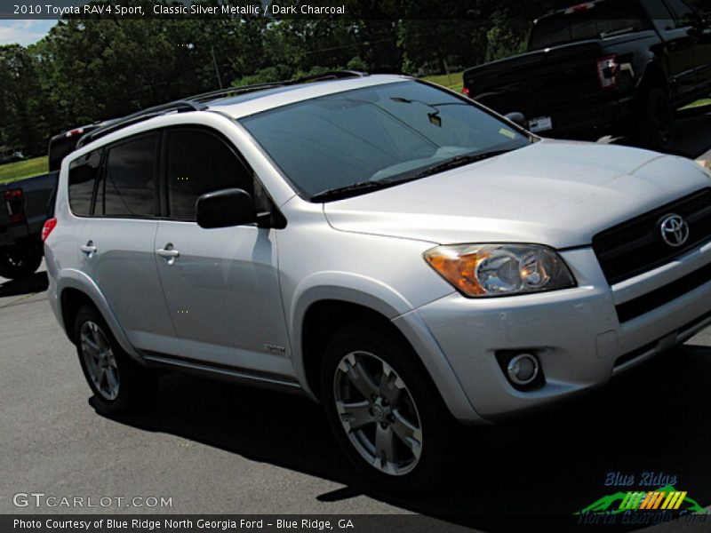 Classic Silver Metallic / Dark Charcoal 2010 Toyota RAV4 Sport