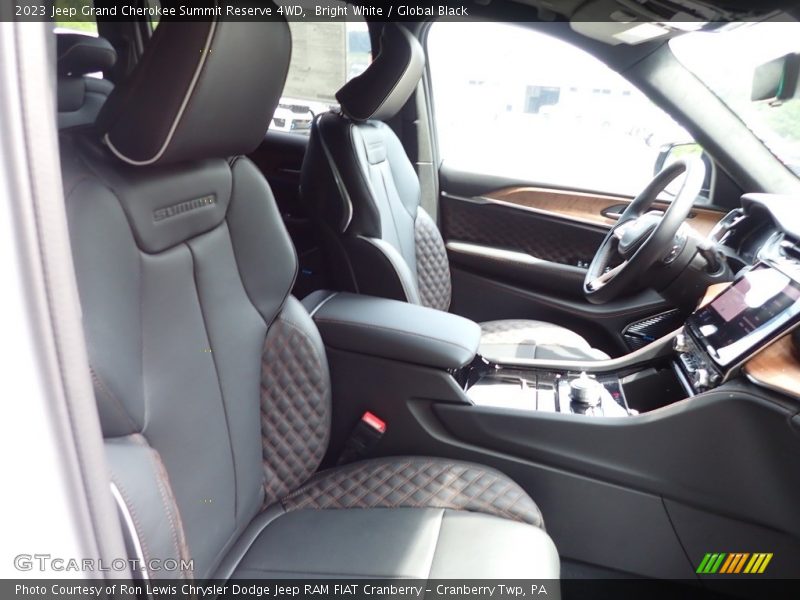 Bright White / Global Black 2023 Jeep Grand Cherokee Summit Reserve 4WD