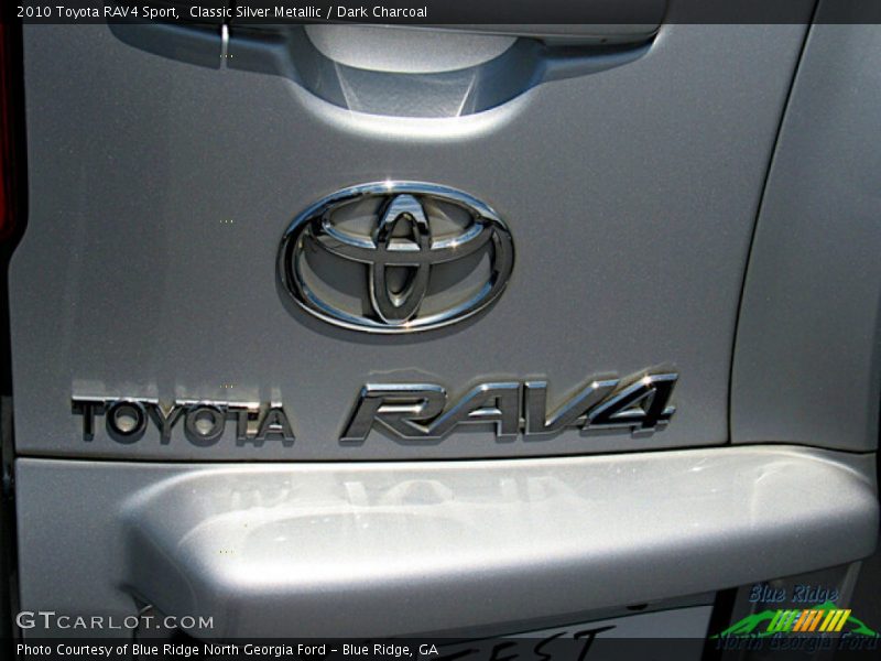 Classic Silver Metallic / Dark Charcoal 2010 Toyota RAV4 Sport