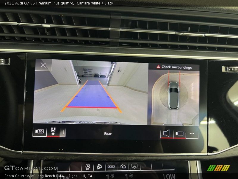 Carrara White / Black 2021 Audi Q7 55 Premium Plus quattro